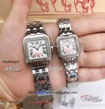 Perfect Replica Cartier Panthere de SS Diamond Watches - 27mm or 22mm